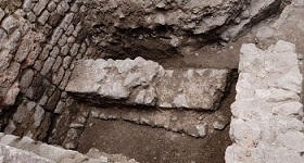 Excavations of room C