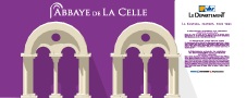 Photo du flyer de l'Abbaye de La Celle