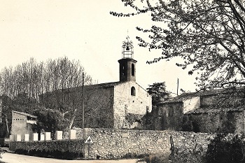 Photos des archives de l'Abbaye de Celle  :  l'église